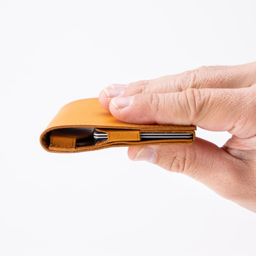 もっと 小さく薄い財布 dritto 2 thin 最小クラスの2つ折り財布 二