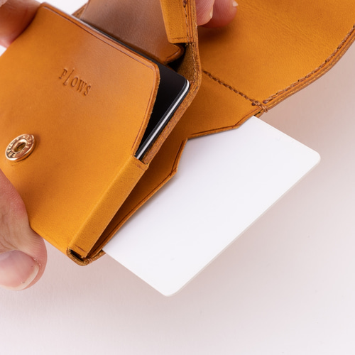 もっと 小さく薄い財布 dritto 2 thin 最小クラスの2つ折り財布 二