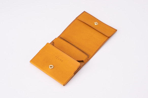 もっと 小さく薄い財布 dritto 2 thin　最小クラスの2つ折り財布 7枚目の画像