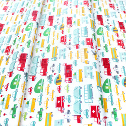 カットクロス Moda Fabrics On The Go 20721-11 Beep Beep Cloud 4枚目の画像