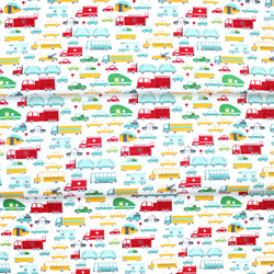 カットクロス Moda Fabrics On The Go 20721-11 Beep Beep Cloud 6枚目の画像
