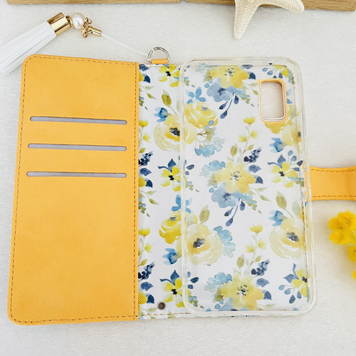 aquos wish wish2 ケース 手帳型 おしゃれ タッセル付きストラップ