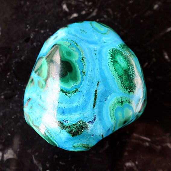 クリソコラ マラカイト 天然石 パームストーン コレクション ハンドメイド素材