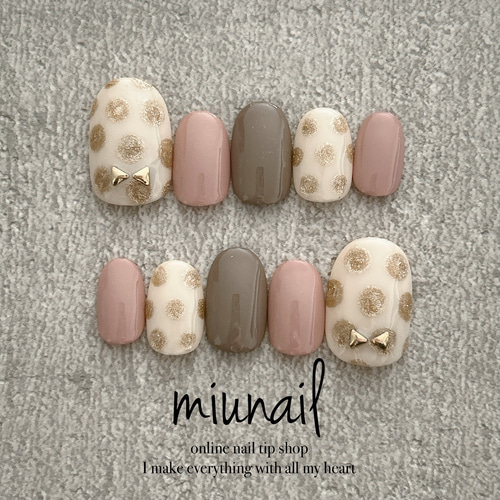 100))手描きネイル ネイルチップ フレンチガーリー リボンネイル チェック柄 100))手描きネイル ネイルチップ フレンチガーリー リボンネイル