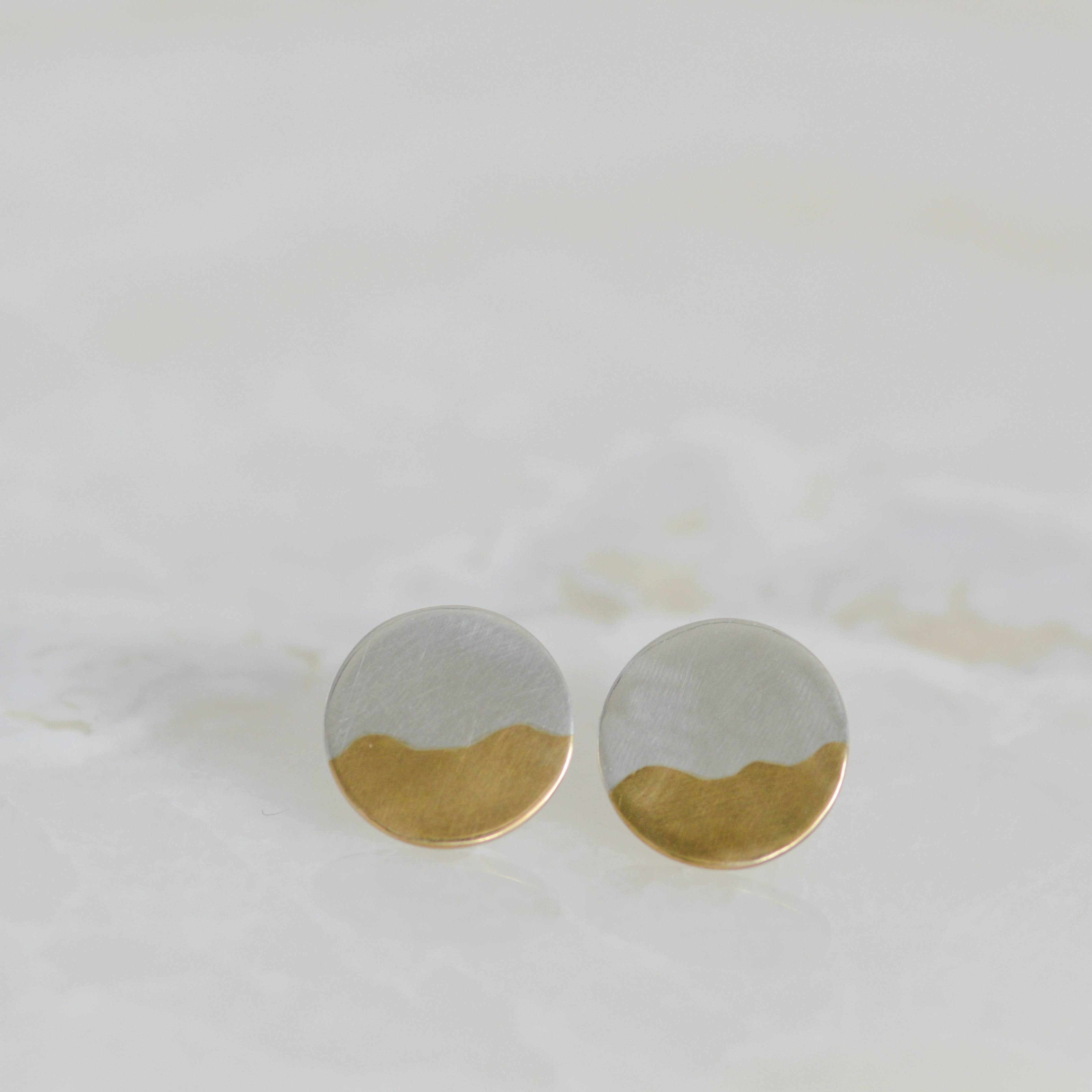 島と空のピアス〈一点もの〉