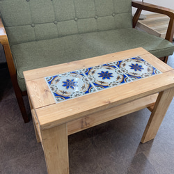 タイルテーブル レトロなかわいさが魅力のランタンタイル カフェ