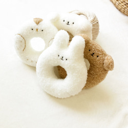 兔子甜甜圈杯墊 第6張的照片