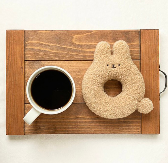 兔子甜甜圈杯墊 第4張的照片