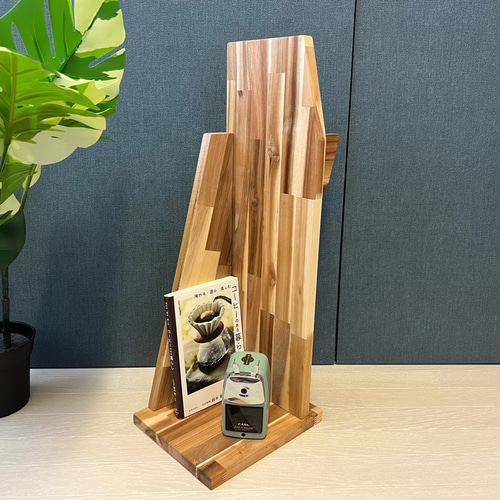 送料無料】 ブックシェルフ アングル形 アカシア 小物置き