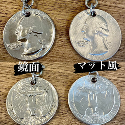 【オーダー】quarter dollar コインストラップ・ネックレストップ 2枚目の画像