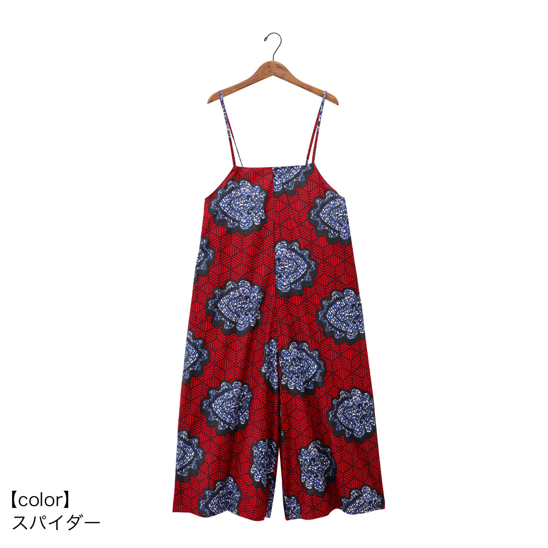 【SALE】サロペット 幾何学アフリカン●スパイダー 4,904円