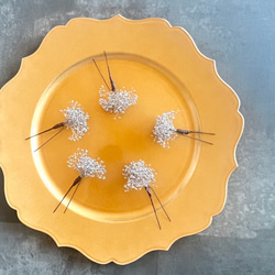 大きな胡蝶蘭髪飾りセット＊カスミ草・パール追加可能＊ヘッドドレス＊ウェディング＊前撮り＊和装＊白無垢＊コチョウラン 7枚目の画像