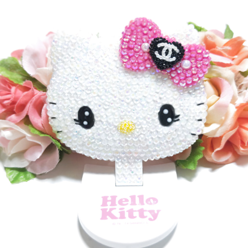 激レア ハローキティ ハワイ ミラー 鏡 折りたたみミラー 日焼けキティ