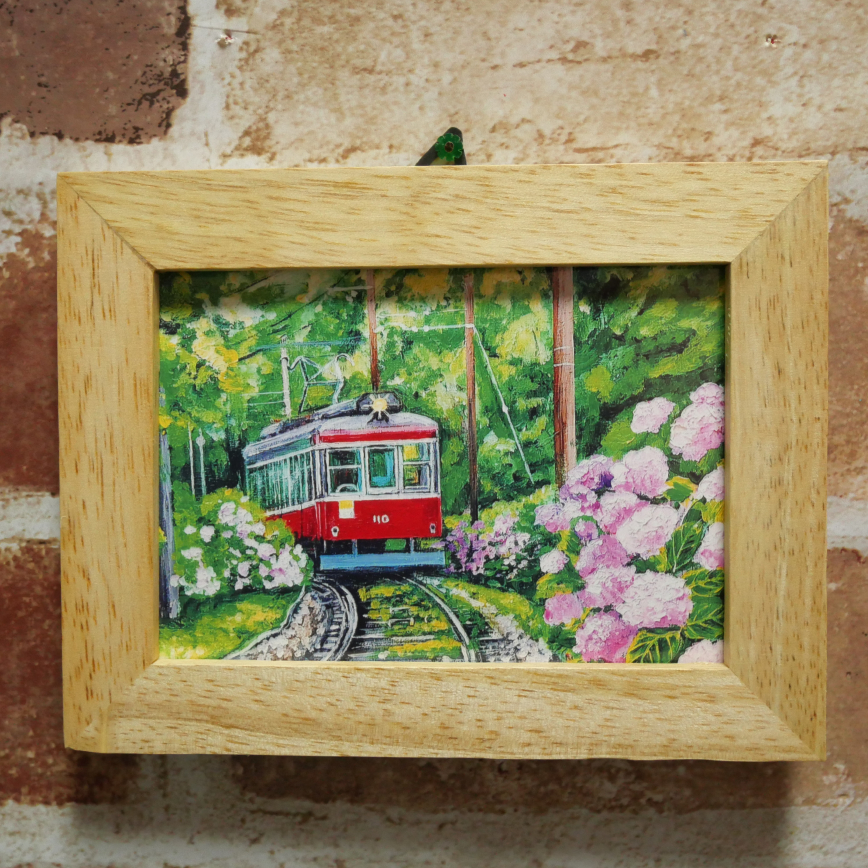 鉄道部品】箱根登山鉄道 あじさい電車宣伝用B3ポスター - メルカリ
