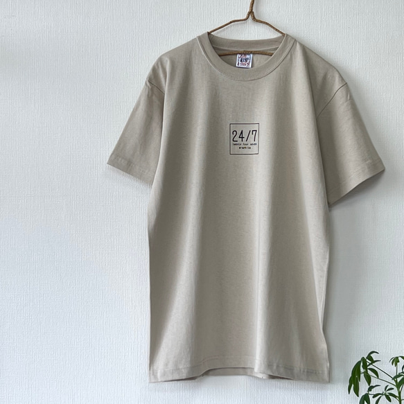 勇気湧く！半袖メンズ Tシャツ《ストーン》／ユニセックス 3枚目の画像