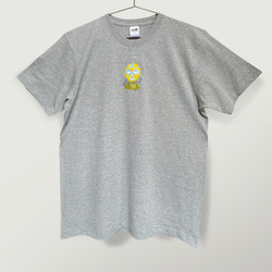 刺繍☆T-shirt／マスクマンだった人2023（お化けver）7.1oz 2枚目の画像