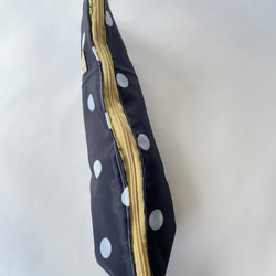 【人気】5種類の折りたたみ傘ポーチ☀︎傘カバー☀︎黒☀︎水玉☀︎オレンジ柄☀︎水色☀︎花柄 8枚目の画像