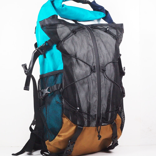 スプリット青白X-Pac 超軽量登山バッグ 20 30L 40L バークマウンテン 