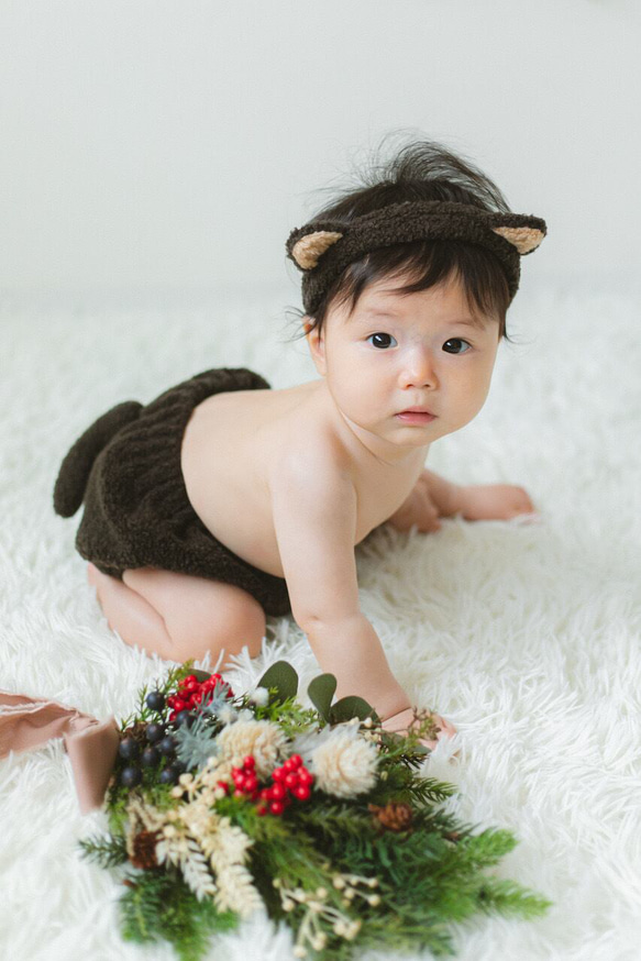 くろねこ / ヘアバンド＆ぱんつセット 4枚目の画像