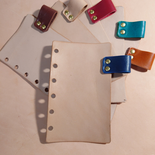 システム手帳用本革リフィル オプション レザー ポケット ペンホルダー