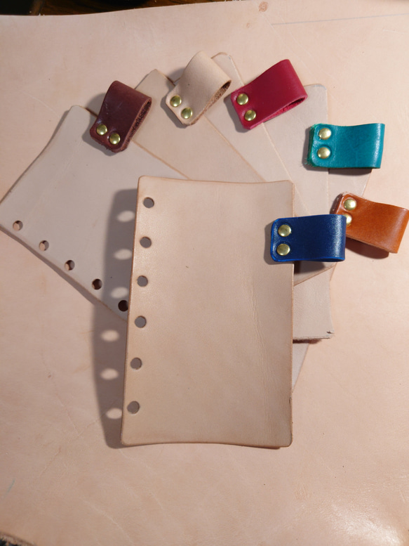 システム手帳用本革リフィル オプション レザー ポケット