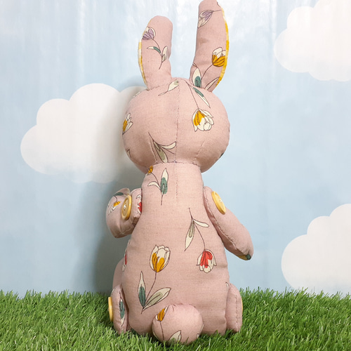 ✨美品✨  うさぎ ぬいぐるみ ピンク 花柄 M 楽天市場】jellycat うさぎ ぬいぐるみ リバティ 花柄 ピンク 白