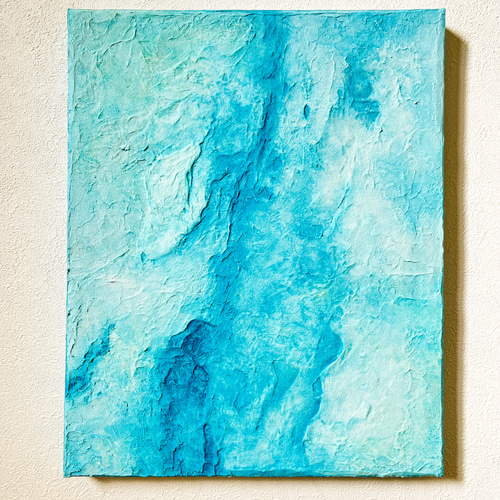 Earth【原画】ターコイズブルーの深海 絵画 Apple Tea 通販