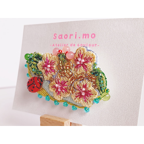 ハンドメイド刺繍ブローチ　ban ★English ok★様　ご確認ページ ban ☆English ok☆様専用ハンドメイド刺繍ブローチ6.7.9.11