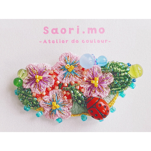 人気アイテムランキング(新品)  day nice a Have 』ビーズ刺繍ブローチ 通販 Saori.mo ブローチ アクセサリー