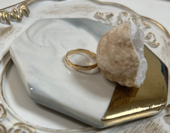 天然原石　希少✨水晶指輪特注 4枚目の画像