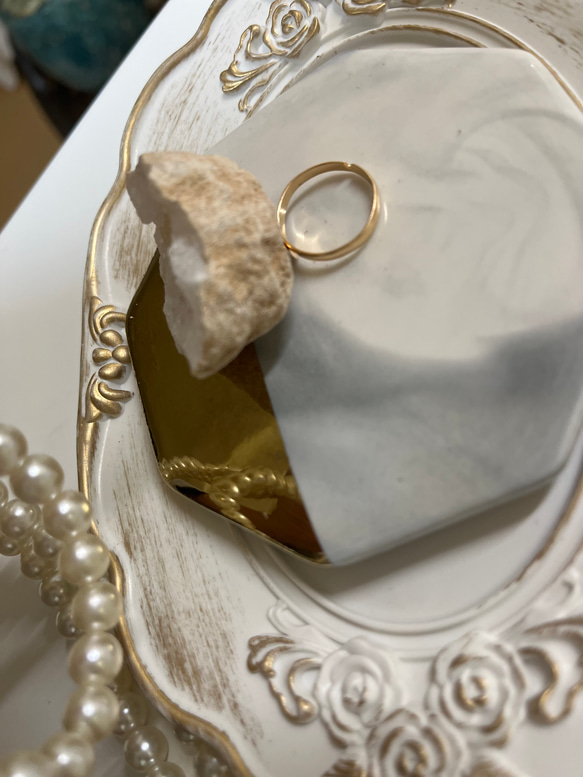 天然原石　希少✨水晶指輪特注 8枚目の画像