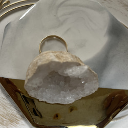 天然原石　希少✨水晶指輪特注 5枚目の画像