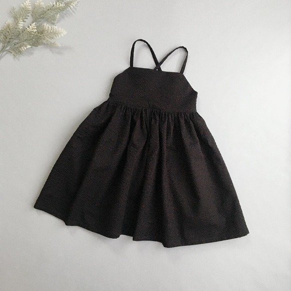 CARVEN ワンピース バックリボン 黒