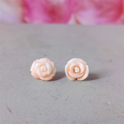 14K 珊瑚 ピアス 薔薇 楽天市場】珊瑚 薔薇 ピアスの通販