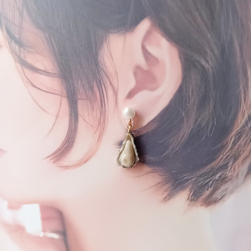 【ハンドメイドイヤリング】コットンパール系　8点　新品 楽天市場】コットンパール ホワイト 14mm 1.4cm 5個 新興真珠