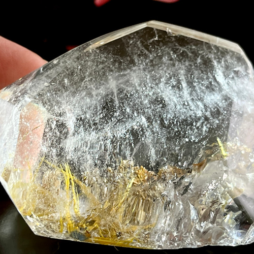 タイチン✨ ゴールド ルチルクォーツ イン クリスタル 水晶 原石 