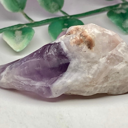 シェブロンアメジスト 紫水晶 ラフストーン 原石 天然石 東洋