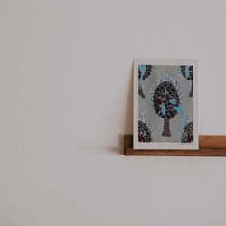 Étape５【アンティーク オリエンタル鳥柄ポショワール】インテリア アートポスター 4枚目の画像