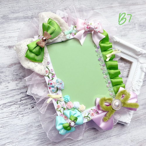 硬質ケースデコB7 花束メンカラ