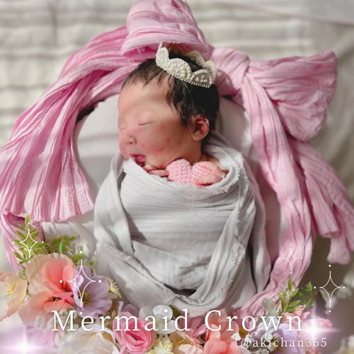 ベビーボンネット ぽこぽこ〈出産祝い ニューボーンフォト ハーフ  