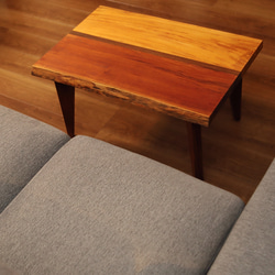 天然木古材で作ったローテーブル　ワケありな逸品　限定1点　 2枚目の画像