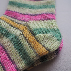 手編みの靴下（REGIA） 6枚目の画像