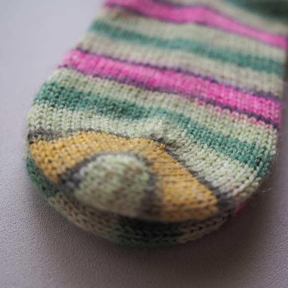 手編みの靴下（REGIA） 5枚目の画像