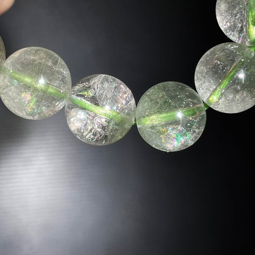 送料無料 ガネーシュヒマール産 ヒマラヤ水晶 アイリス クローライト