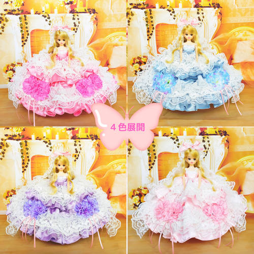 HINAKO様専用 オーダーメイドドレス リカちゃん ピンク ドレス
