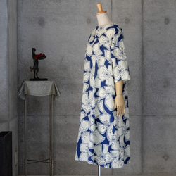着物リメイク   浴衣のワンピース/フリーサイズ　 kimono　Aライン 6枚目の画像