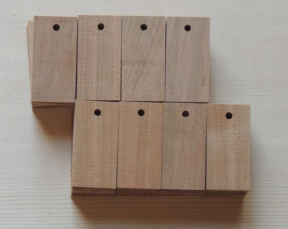 黒檀3枚柘1枚木札オーダーメイド千社札 黒檀3枚柘1枚