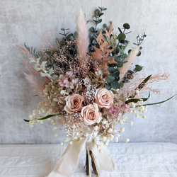 レカンフラワーガラスドーム プリザーブドフラワー mikorin 通販