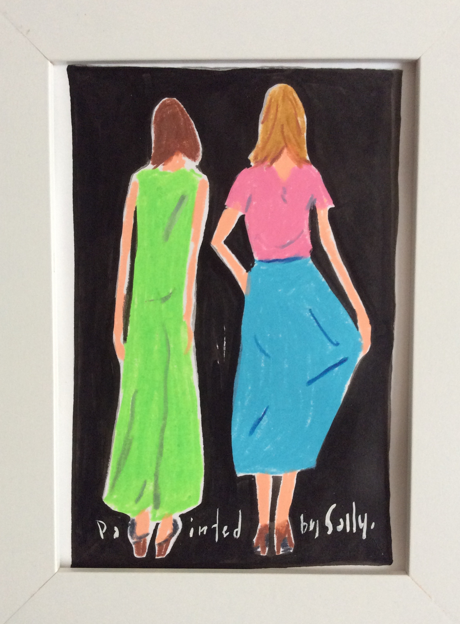 ミドリ ピンク ブルー 原画イラスト 4,482円