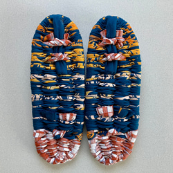 布ぞうり indoor cloth sandals (全長: 27.0cm, 幅: 最大10cm) PN: 230601 3枚目の画像